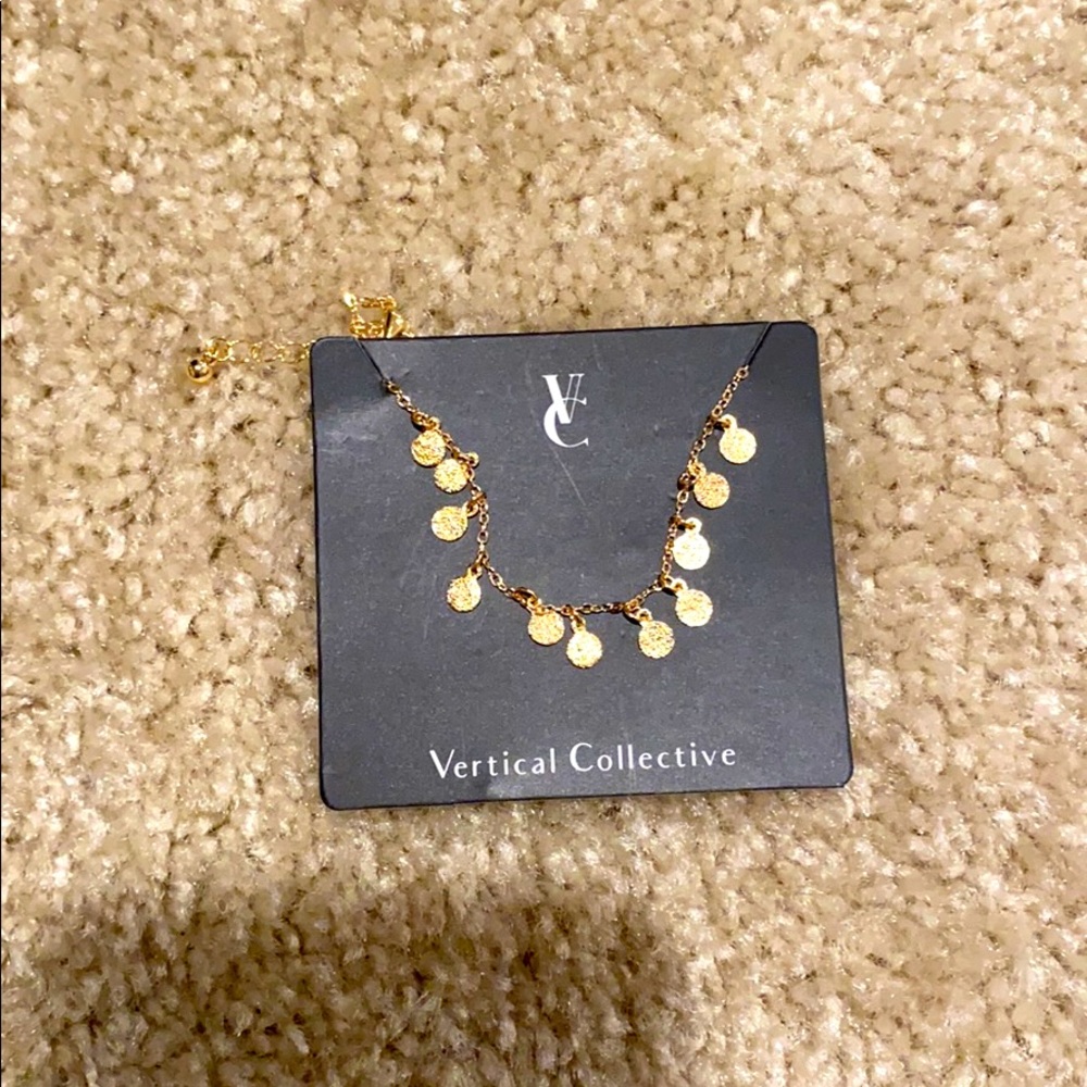 Vertical Collective gold bracelet